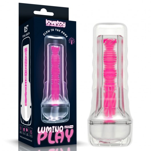 Светящийся в темноте мастурбатор 8.5 Lumino Play Masturbator - Lovetoy - в Пензе купить с доставкой