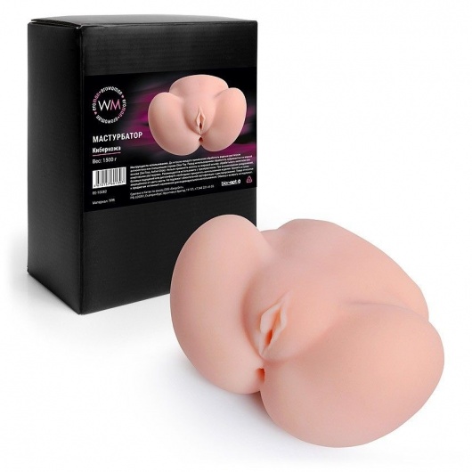 Реалистичный мастурбатор с двумя функциональными отверстиями - Erowoman-Eroman - в Пензе купить с доставкой