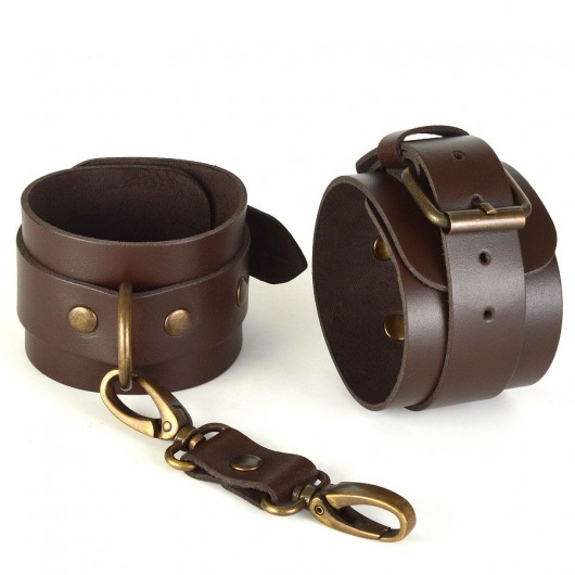 Коричневые наручники IDEAL - Sitabella - купить с доставкой в Пензе