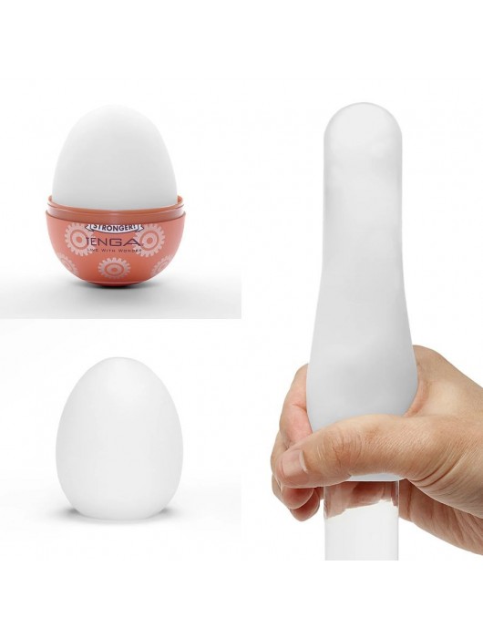 Мастурбатор-яйцо Tenga Egg Gear - Tenga - в Пензе купить с доставкой