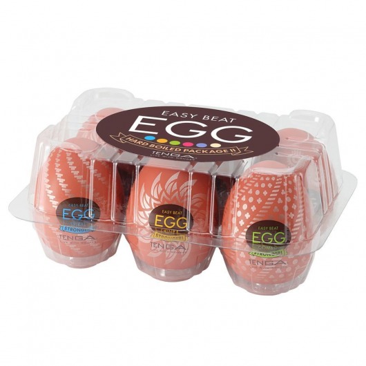 Набор из 6 мастурбаторов-яиц Tenga Egg Variety Pack V - Tenga - в Пензе купить с доставкой
