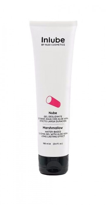 Лубрикант на водной основе Nuei Inlube с алоэ вера и ароматом маршмеллоу -100 мл. - Nuei cosmetics - купить с доставкой в Пензе