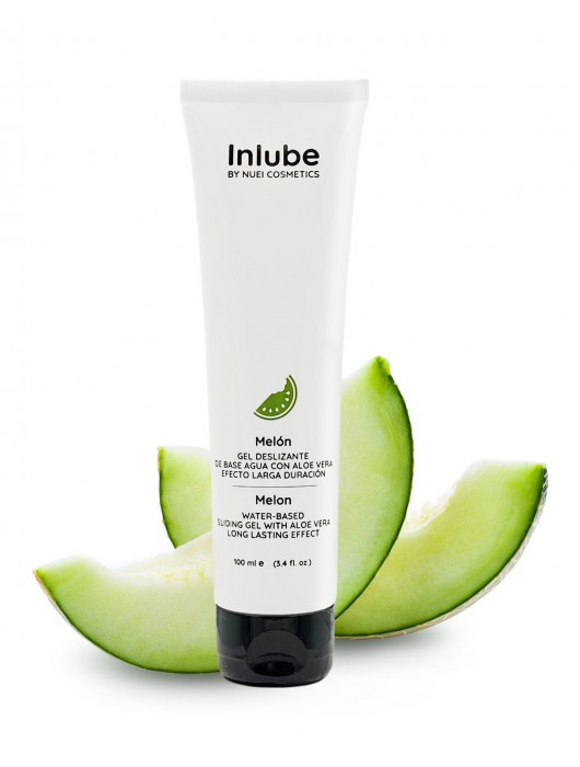 Лубрикант на водной основе Nuei Inlube с алоэ вера и ароматом дыни - 100 мл. - Nuei cosmetics - купить с доставкой в Пензе