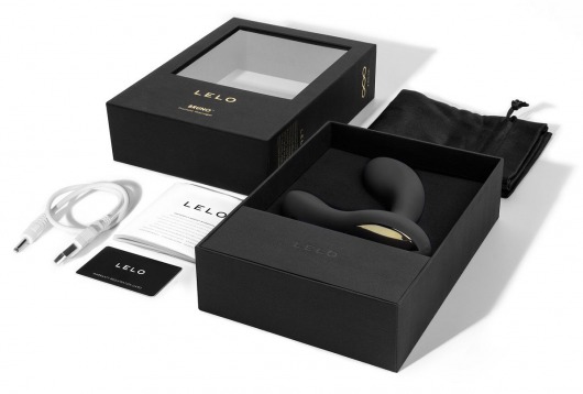 Чёрный перезаряжаемый стимулятор простаты Bruno Black - Lelo - в Пензе купить с доставкой