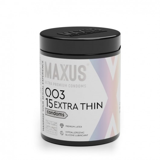 Экстремально тонкие презервативы MAXUS 003 Extra Thin - 15 шт. - Maxus - купить с доставкой в Пензе