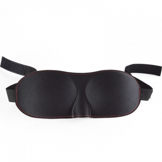 Черная маска на липучке «Комфорт» - Sitabella - купить с доставкой в Пензе