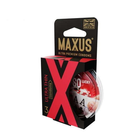 Ультратонкие презервативы MAXUS AIR Ultra Thin - 3 шт. - Maxus - купить с доставкой в Пензе