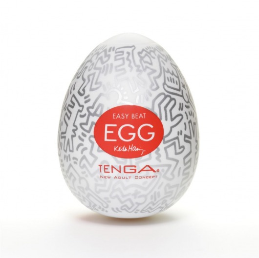 Мастурбатор-яйцо Keith Haring EGG PARTY - Tenga - в Пензе купить с доставкой
