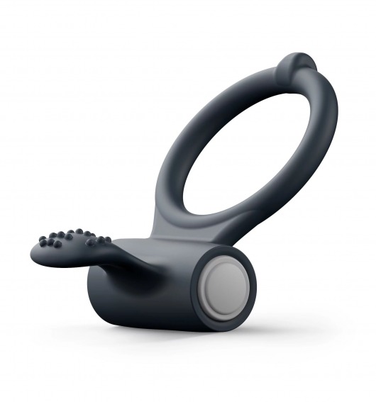 Черное эрекционное кольцо Power Clit - Dorcel - в Пензе купить с доставкой