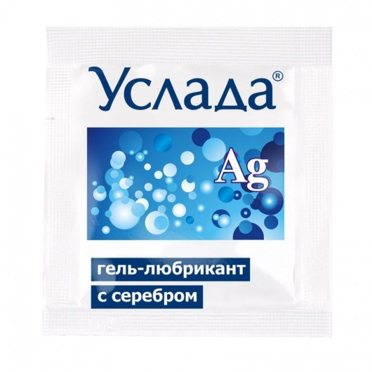 Гель-лубрикант «Услада с серебром» - 3 гр. - Биоритм - купить с доставкой в Пензе