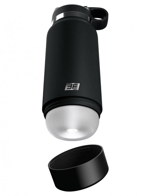 Черный мастурбатор в виде бутылки Fap Flask - Pipedream - в Пензе купить с доставкой