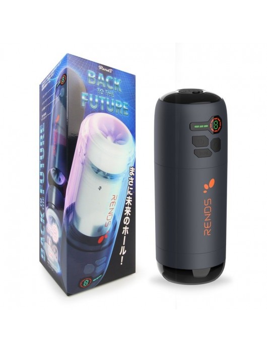 Черный вибромастурбатор Back To The Future - Rends - в Пензе купить с доставкой