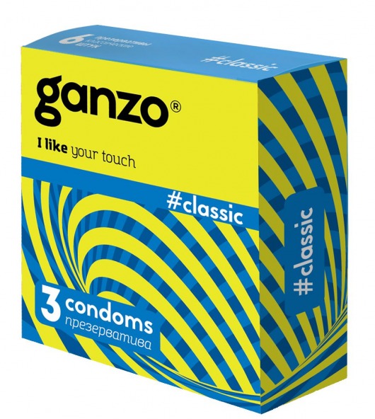 Классические презервативы с обильной смазкой Ganzo Classic - 3 шт. - Ganzo - купить с доставкой в Пензе