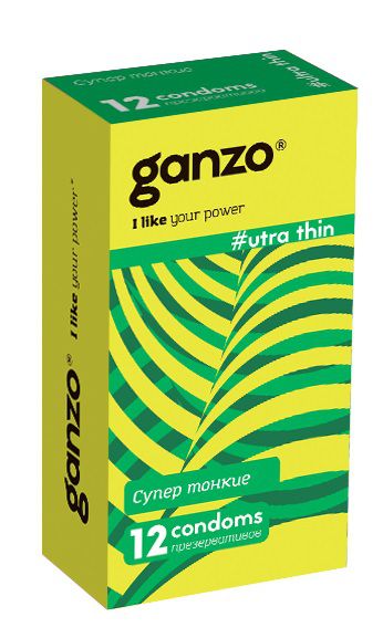 Ультратонкие презервативы Ganzo Ultra thin - 12 шт. - Ganzo - купить с доставкой в Пензе