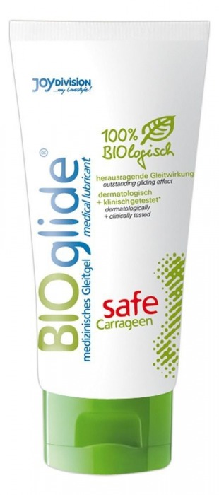 Гель-лубрикант на водной основе BIOglide safe Carrageen - 100 мл. - Joy Division - купить с доставкой в Пензе