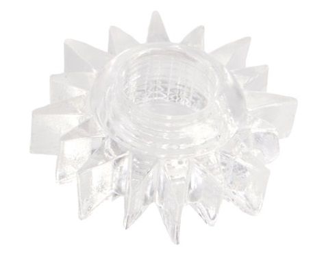 Прозрачное гелевое эрекционное кольцо-солнце - Toyfa Basic - в Пензе купить с доставкой