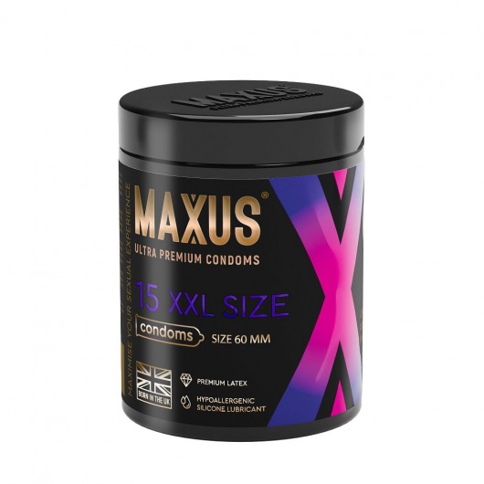Презервативы увеличенного размера Maxus XXL - 15 шт. - Maxus - купить с доставкой в Пензе