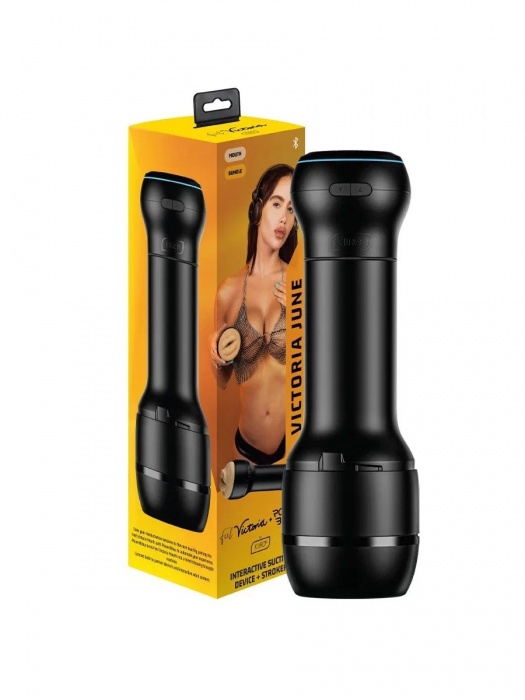 Мастурбатор-ротик с интерактивной насадкой PowerBlow   FeelVictoria Mouth - Kiiroo - в Пензе купить с доставкой