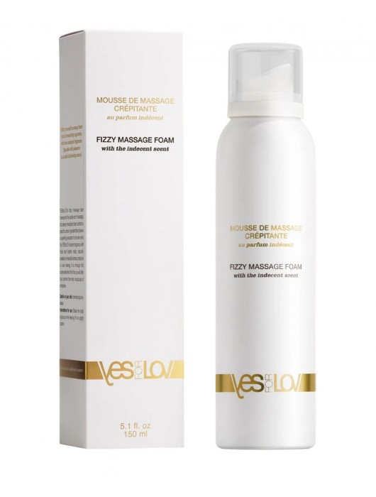 Массажная пена Fizzy Massage Foam - 150 мл. - YESforLOV - купить с доставкой в Пензе