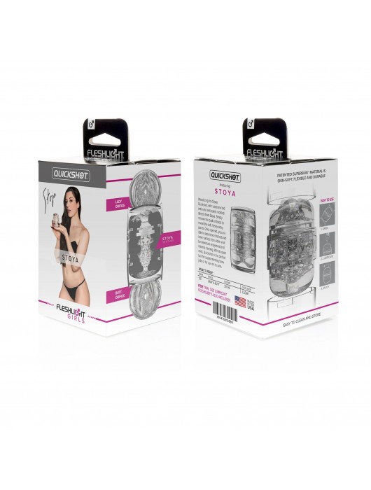 Мастурбатор Fleshlight Quickshot Stoya - вагина и анус - Fleshlight - в Пензе купить с доставкой