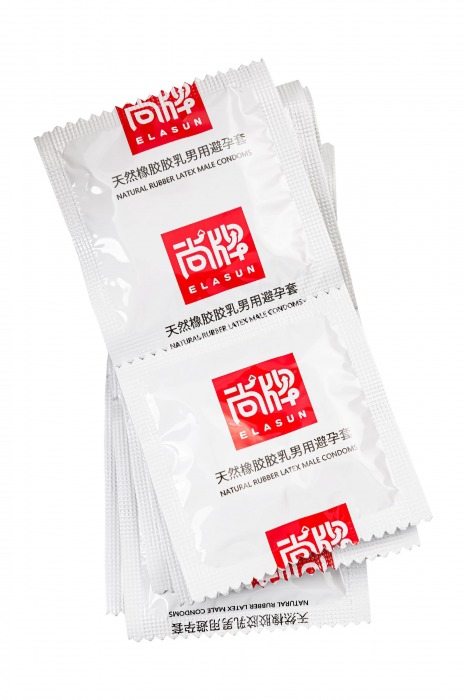 Презервативы с точками и ребрами Elasun Ribbed and Dotted - 10 шт. - Elasun - купить с доставкой в Пензе