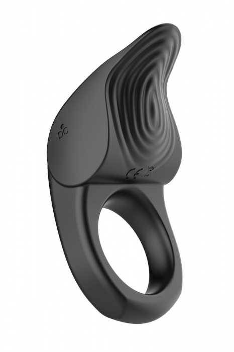 Черное эрекционное виброкольцо Vibro Lust Ring - MALESATION - в Пензе купить с доставкой