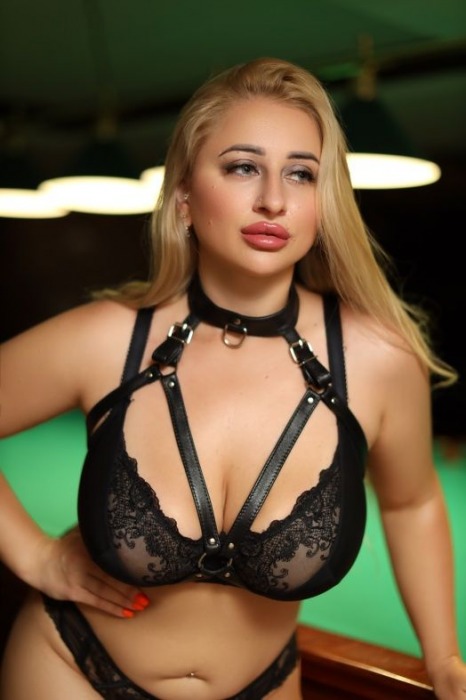 Черная кожаная сбруя с ошейником plus size из нежной кожи - БДСМ Арсенал - купить с доставкой в Пензе