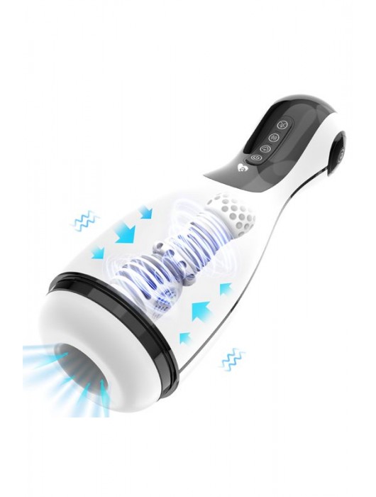 Белый инновационный мастурбатор Good night с имитацией орального секса - Amovibe - в Пензе купить с доставкой