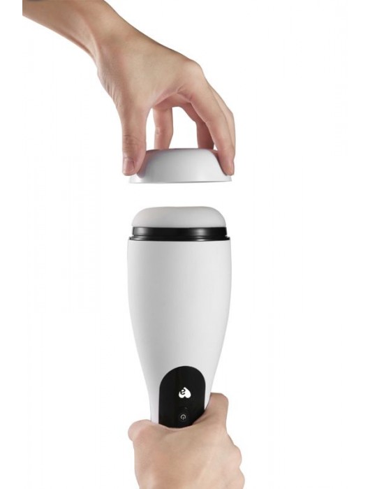 Белый инновационный мастурбатор Good night с имитацией орального секса - Amovibe - в Пензе купить с доставкой