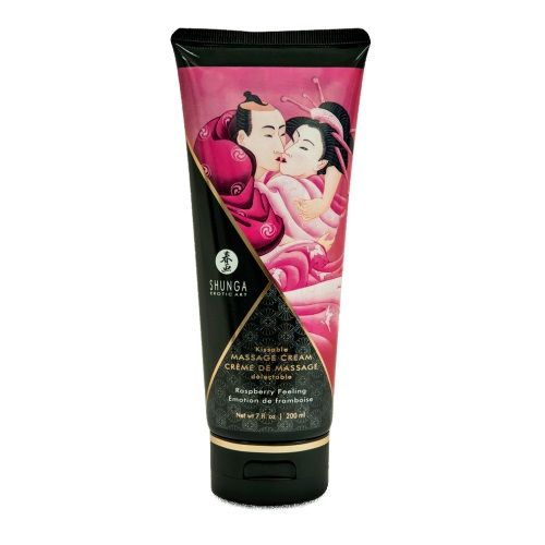 Массажный крем для тела с ароматом малины Raspberry feeling - 200 мл. - Shunga - купить с доставкой в Пензе