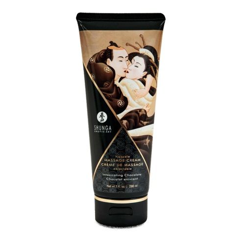 Массажный крем для тела с ароматом шоколада Intoxicating Chocolate - 200 мл. - Shunga - купить с доставкой в Пензе