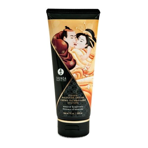 Массажный крем для тела с ароматом миндаля Almond Sweetness - 200 мл. - Shunga - купить с доставкой в Пензе