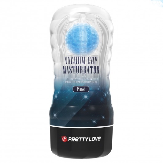 Прозрачный текстурированный мастурбатор Vacuum Cup Masturbator Planet - Baile - в Пензе купить с доставкой