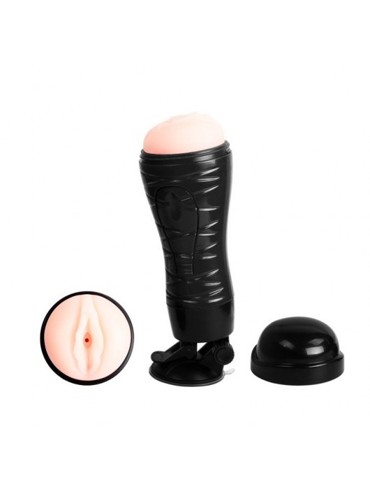 Мастурбатор-вагина Flora с присоской в основании - Baile - в Пензе купить с доставкой