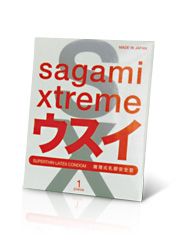 Ультратонкий презерватив Sagami Xtreme SUPERTHIN - 1 шт. - Sagami - купить с доставкой в Пензе