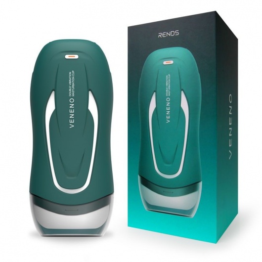 Зеленый вибромастурбатор с голосовым сопровождением Veneno - Rends - в Пензе купить с доставкой