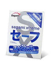Презерватив Sagami Xtreme Ultrasafe с двойным количеством смазки - 1 шт. - Sagami - купить с доставкой в Пензе