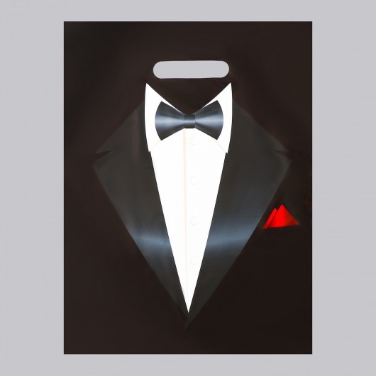 Пакет «Смокинг» полиэтиленовый с вырубной ручкой (30х40 см) - UPAK LAND - купить с доставкой в Пензе