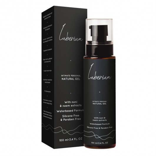 Интимный гель на водной основе с экстрактами нони и нима Luberium Natural Gel - 100 мл. - Luberium - купить с доставкой в Пензе