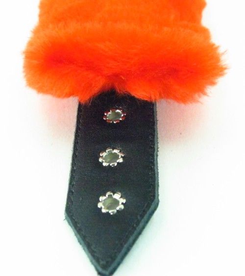 Красные наручники с мехом BDSM Light - БДСМ Арсенал - купить с доставкой в Пензе