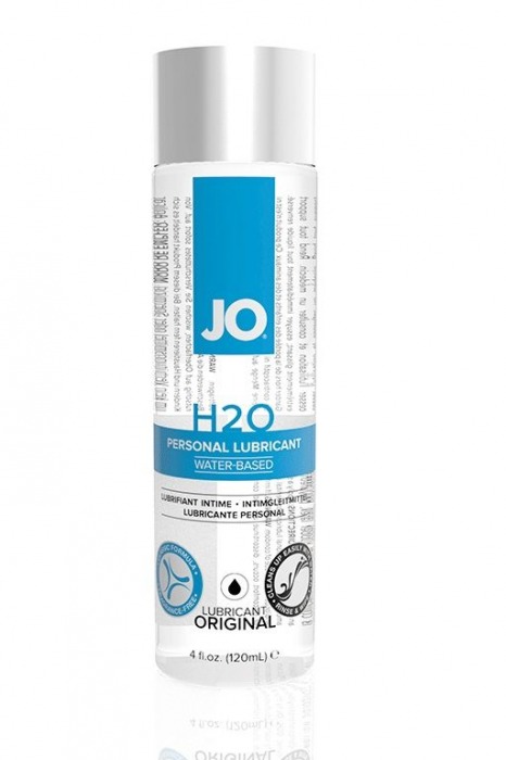 Нейтральный лубрикант на водной основе JO Personal Lubricant H2O - 120 мл. - System JO - купить с доставкой в Пензе