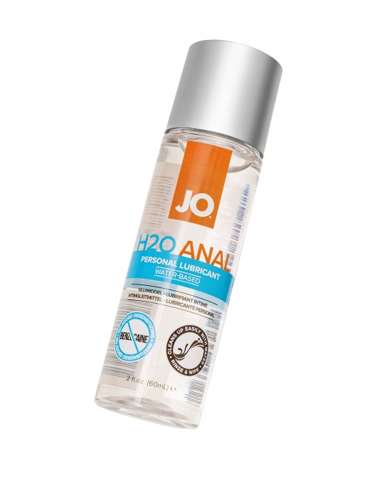 Анальный лубрикант на водной основе JO Anal H2O - 60 мл. - System JO - купить с доставкой в Пензе