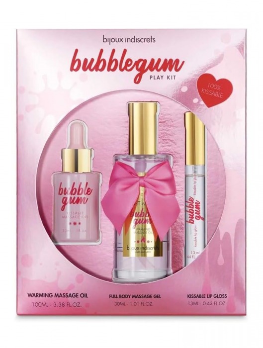 Набор средств для массажа и ласк Bubblegum Play Kit - Bijoux Indiscrets - купить с доставкой в Пензе