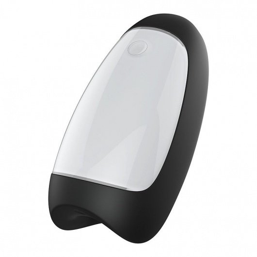 Черно-белый сквозной вибромастурбатор Hercules - Rends - в Пензе купить с доставкой