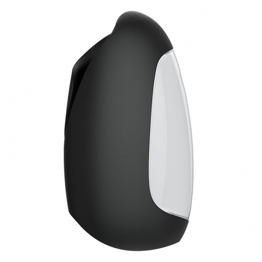 Черно-белый сквозной вибромастурбатор Hercules - Rends - в Пензе купить с доставкой