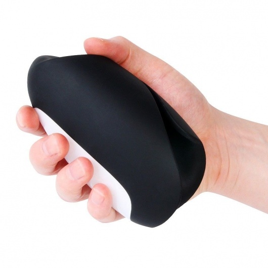 Черно-белый сквозной вибромастурбатор Hercules - Rends - в Пензе купить с доставкой