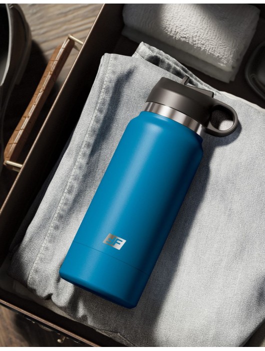 Смуглый мастурбатор-вагина в синей колбе F*ck Flask - Pipedream - в Пензе купить с доставкой