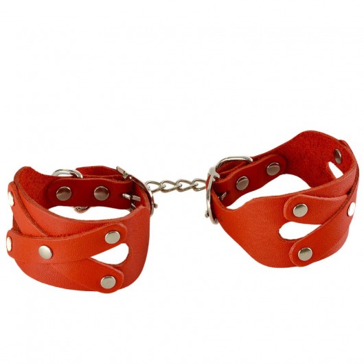 Красные наручники «Цезарь» - Sitabella - купить с доставкой в Пензе