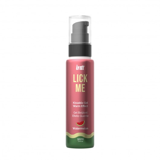 Гель Lick Me с согревающим эффектом и ароматом арбуза - 50 мл. - INTT - купить с доставкой в Пензе