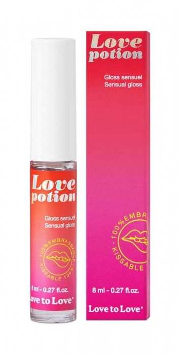 Возбуждающий блеск для губ Love Potion - 8 мл. - Love to Love - купить с доставкой в Пензе